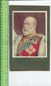 434543 ENGLAND King Edward VII by Allyn Williams Vintage image on mat