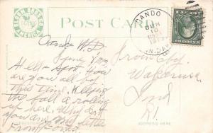 C16/ Cando North Dakota ND Postcard 1913 Bachelor's Dream Cabin Frontier