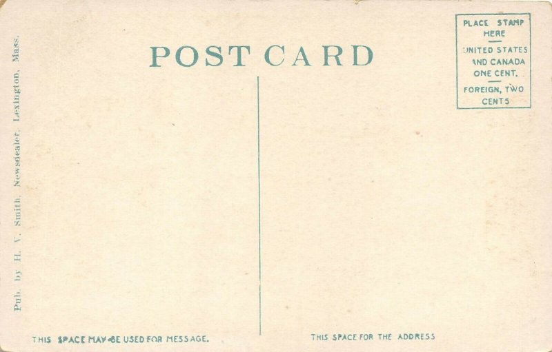 Lexington Massachusetts c1915 Postcard High School