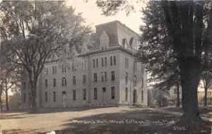 Olivet Michigan~Olivet College-Parson's Hall~Vintage RPPC-Postcard G7012