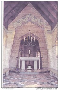 Interior View of Altar, Abbaye Saint Benoit du Lac, Quebec, Canada 1940-60s