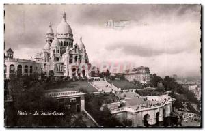 Paris Old Postcard Basilique du Sacre Coeur in Montmartre