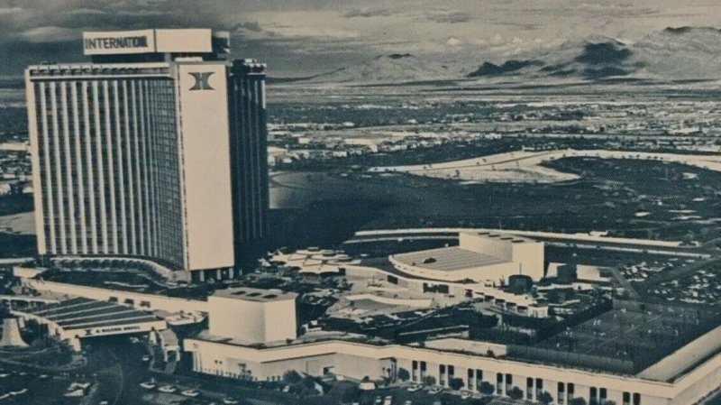 Postcard The International Hilton Hotel Las Vegas Nevada Giant Chrome Unposted