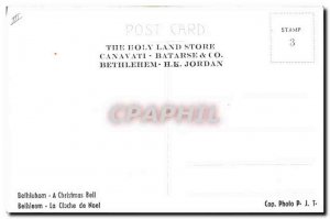 Old Postcard Bell Bethlehem Christmas bell