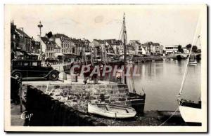 Old Postcard Pouliguen Port Boat