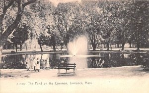 The Pond on the Common in Lawrence, MA