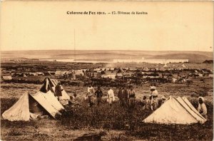 CPA AK Fez - Colonne de Fez - Bivouac de Konitra - 1911 MAROC (963531)