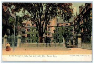 c1905's Vanderbilt Hall Yale University Exterior New Haven Connecticut Postcard