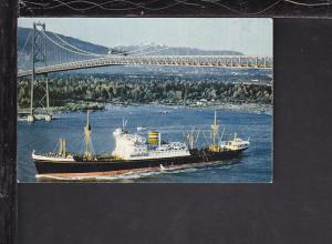 MV Dongedyk,Vancouver,BC,Canada Postcard 