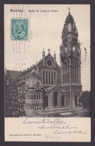 Postcard, CANADA, Montreal, St. Louis de France Church