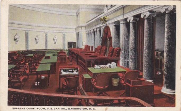 Washington D C Supreme Court Room Capitol Building