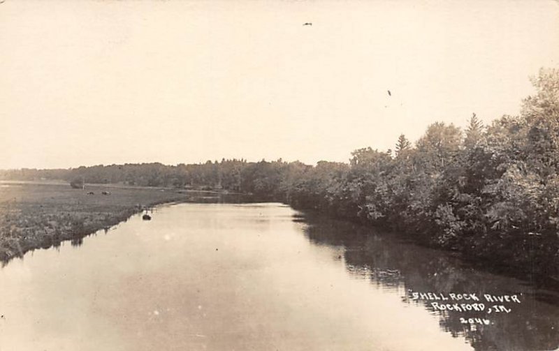 Shell Rock real photo Rockford, Iowa