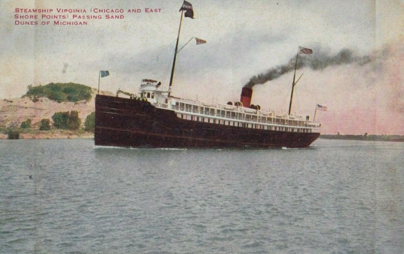 CHICAGO, Illinois, 1900-10s; Steamship VIRGINIA