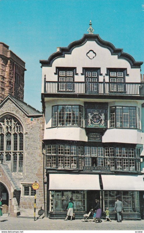 EXETOR, Devon, England, 50-60s, Mol's Coffee House in the Cathedral Close