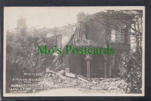 Suffolk Postcard - Bombardment of Lowestoft SW6149