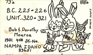 QSL Radio Card From Nampa Idaho  