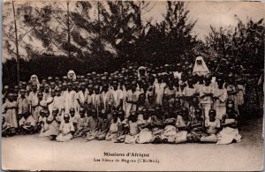 Ruanda-Urundi Missions d'Afrique Les Eleves de Mugana Burundi Postcard C119