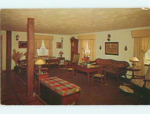 Unused Pre-1980 DIE HEIMAT MOTEL Homestead Iowa IA s3938