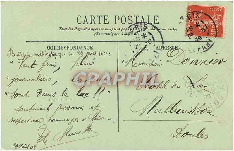 'Old Postcard Paris Avenue de l''Opera'