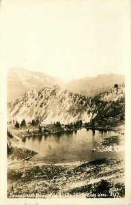 1940s RPPC Postcard; Seven Lakes Basin near Sol Duc Hot Springs WA Ellis 547