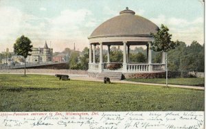 WILMINGTON, Delaware, 1907 , Entrance to Zoo , Pavilion