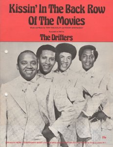 The Drifters Kissin' In The Back Row Of The Movies Sheet Music