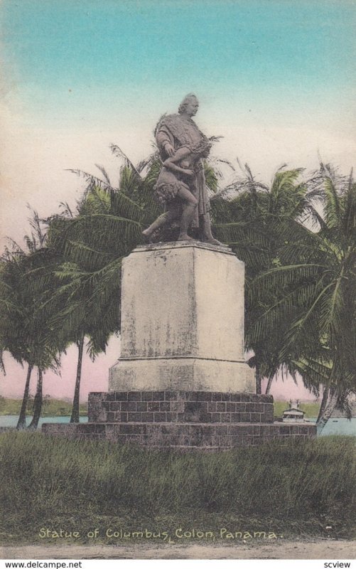 Statue of Colombus , COLON , Canal Zone , Panama , 00-10s
