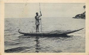 Eritrea Africa Italiana Eritreea 1935 Barca de papiro papyrus boat ethnic