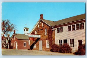 Amana Iowa IA Postcard Street Scene Main Office General Store Post Office c1960