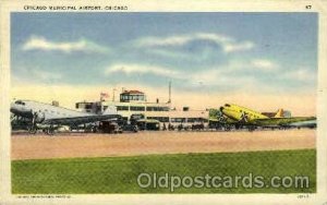 Chicago Municipal Airport, Chicago, IL USA Airport Unused light wear