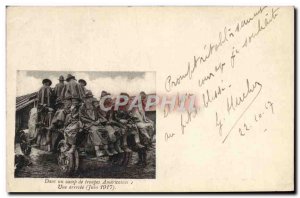 Old Postcard Danc An Troops From Camp Salvage A June 1917 US troops arrived M...