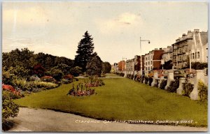 1959 Clarence Gardens Southsea Looking West England Posted Postcard