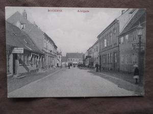 1911 Denmark Photo Postcard - Bogense, Adelgade Street Scene (VV80)