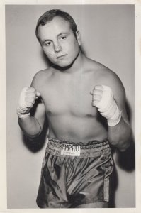 Unidentified British Boxer 1960s Old Boxing Publicity Photo