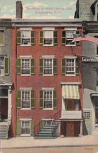 Washington D C The House In Which Lincoln Died 1920