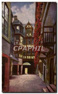 Old Postcard Frankfurt am Main im Romer Hofchen