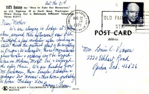 North Bend, Washington - The Tift Haus Restaurant on Highway 10 - in 1971