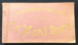 23 Detachable booklet Unused “L’auvergne Thermale Le Mont Dore” France