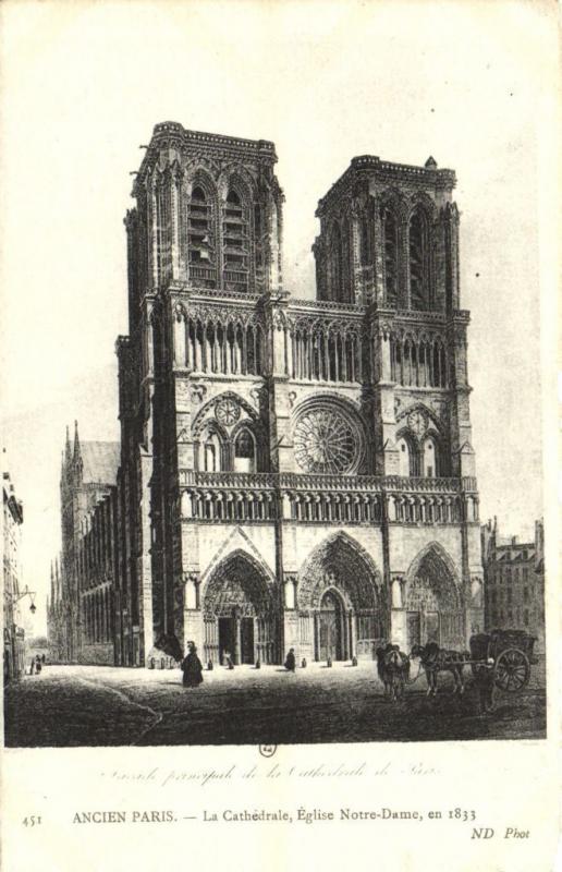 CPA Paris 4e (Dep. 75) La Chatedrale, Église Notre-Dame (88800)