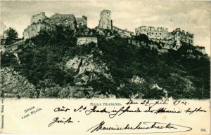 CPA AK Saint Goar Ruine Rheinfels GERMANY (890168)