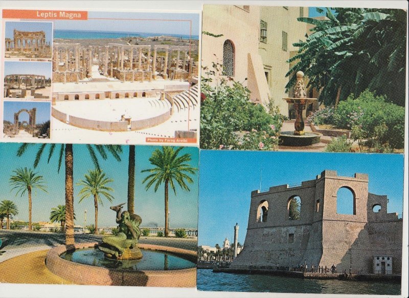 LIBYA LIBIA 32 Postcards mostly 1960-2000 period incl Postally Used (L5585)