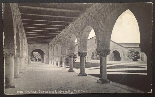 Arcade, Stanford University, Cal. Edward H. Mitchell 1918