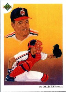 1991 Upper Deck Baseball Card Sandy Alomar Cleveland Indians sk20593