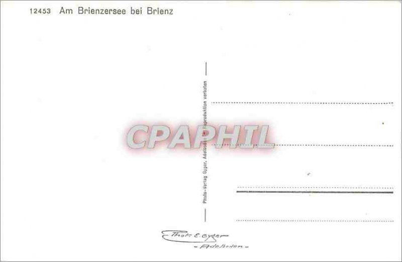 Modern Postcard Am Brienzersee bei Brienz