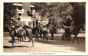 Virginia Hot Springs The Homstead Horseback Riding