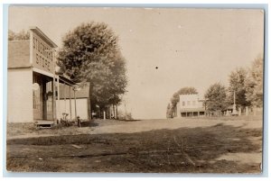 c1910's Main Street View Sturemer's Store Ledbetter Texas TX RPPC Photo Postcard 