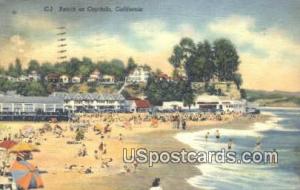 Beach Capitola CA 1940