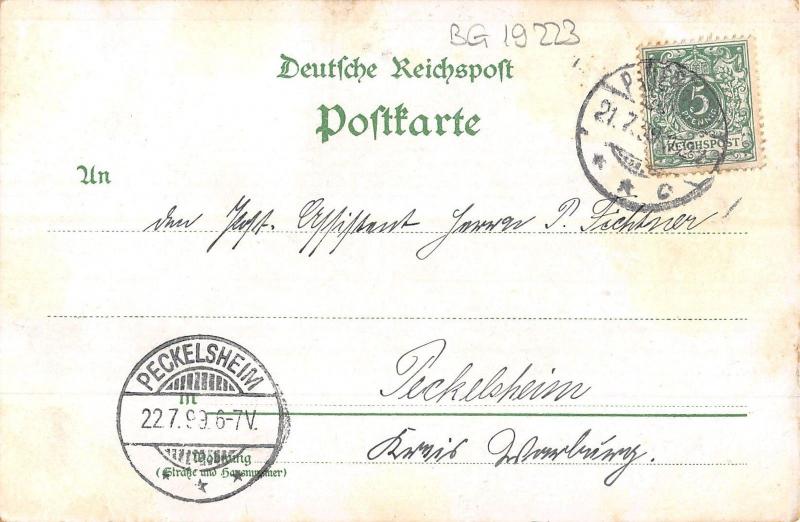 BG19223 kaiser wilhem II mit gefolge unter den linden military  berlin  germany