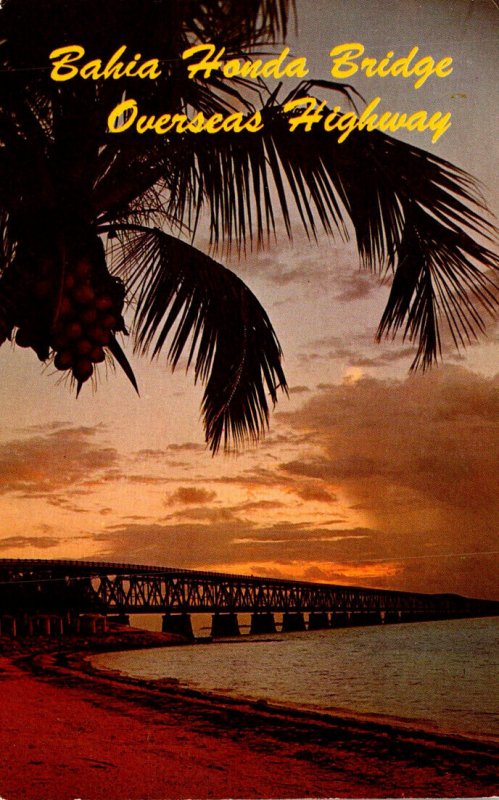 Florida Keys Bahia Honda Bridge 1971