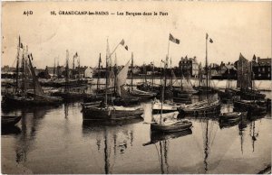 CPA Grand Camp les Bains Les Barques dans le Port FRANCE (1286686)